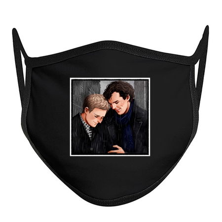 Johnlock Sherlock and Watson Portrait tiny thumbnail