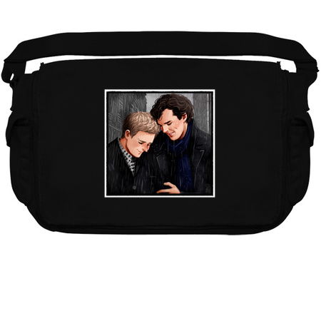 Johnlock Sherlock and Watson Portrait tiny thumbnail