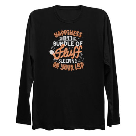 Happiness Is a Bundle Of Fluff Sleeping On Your Lap by Tobe Fonseca tiny thumbnail