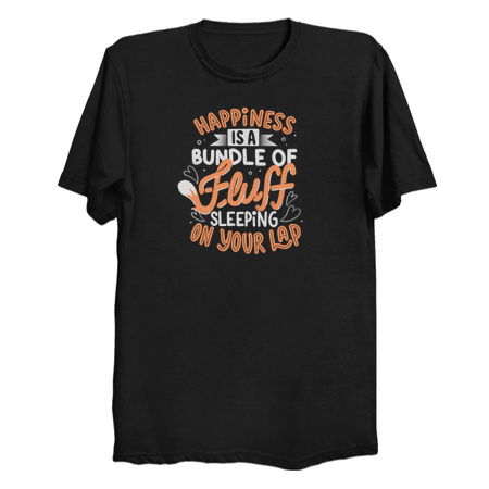 Happiness Is a Bundle Of Fluff Sleeping On Your Lap by Tobe Fonseca tiny thumbnail