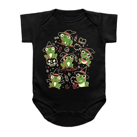 Spooky Frogs - Cute Magic Wizard Frogs Halloween Gift tiny thumbnail