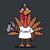 Funny Viral Thanksgiving Christmas Holiday Turkey Meme tiny thumbnail