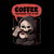 Coffee Because Life - Dark Evil Cute Sarcasm Reaper Death Coffee Gift tiny thumbnail