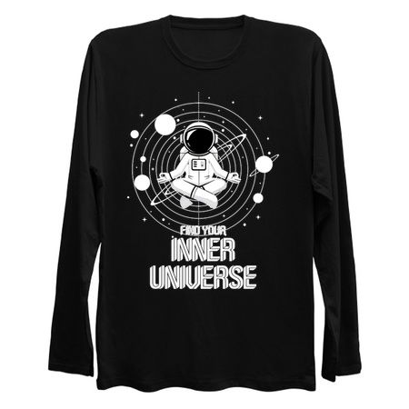 Find Your Inner Universe Meditative Astronaut Design tiny thumbnail