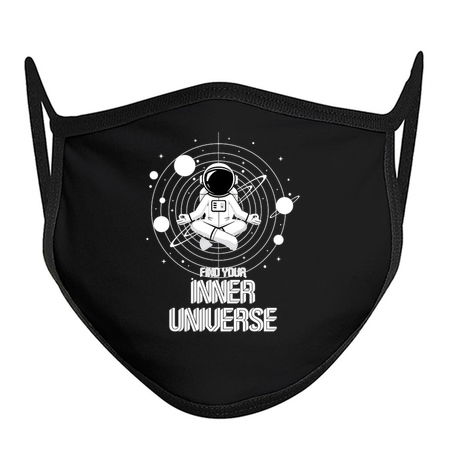 Find Your Inner Universe Meditative Astronaut Design tiny thumbnail