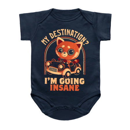 Going Insane - Funny Creepy Cute Sarcasm Red Panda Gift tiny thumbnail