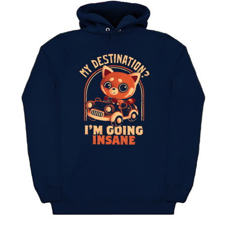 Going Insane - Funny Creepy Cute Sarcasm Red Panda Gift tiny thumbnail