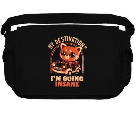 Going Insane - Funny Creepy Cute Sarcasm Red Panda Gift tiny thumbnail
