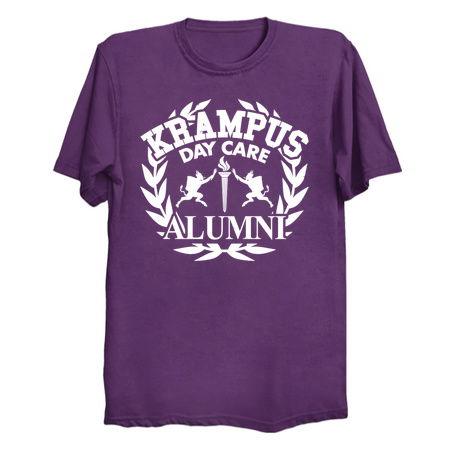 Krampus Day Care Alumni Funny Christmas Slogan tiny thumbnail