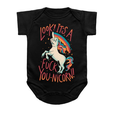 F-You Unicorn - Funny Sarcasm Dark Humor Finger Unicorn Gift tiny thumbnail