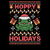 Hoppy Holidays - Funny Cute Adorable Christmas Frog Ugly Sweater Gift tiny thumbnail