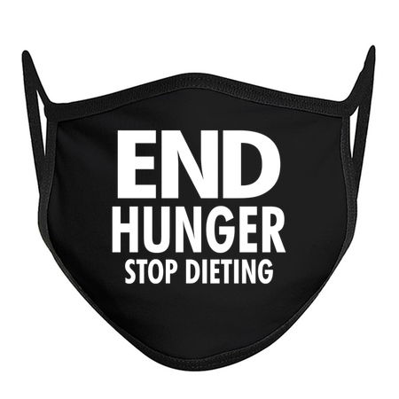 End Hunger Stop Dieting Funny Political Slogan tiny thumbnail