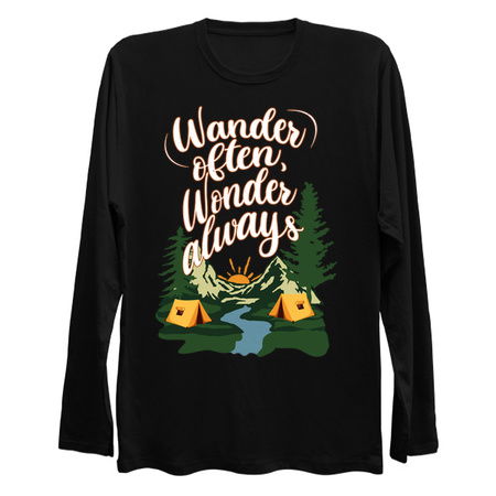 Wander Often, Wonder Always Camping Design tiny thumbnail