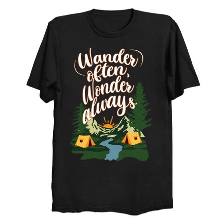 Wander Often, Wonder Always Camping Design tiny thumbnail