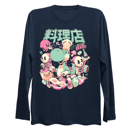 Dino Diner - Vintage Classic Game Geek Dinosaur Cooking Chef Gift tiny thumbnail