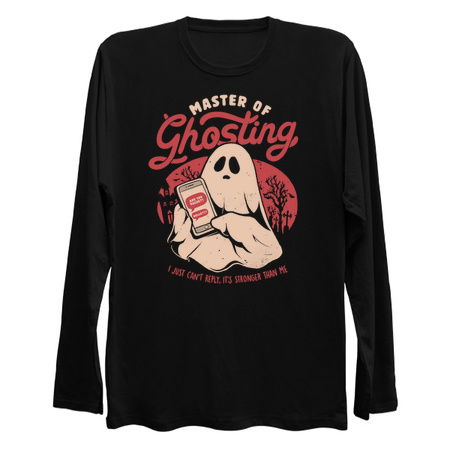 Master of Ghosting - Funny Creepy Cute Sarcasm Dark Ghost Gift tiny thumbnail