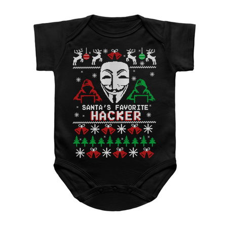 Santa's Favorite Hacker Ugly Christmas tiny thumbnail