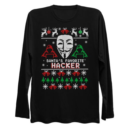 Santa's Favorite Hacker Ugly Christmas tiny thumbnail