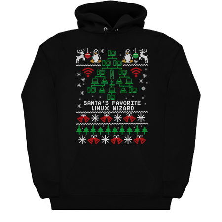 Santa's Favorite Linux Wizard Ugly Christmas tiny thumbnail