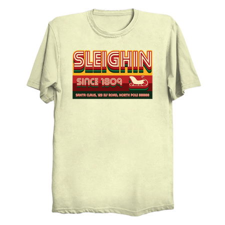 Sleighin since 1809 - Santa Christmas tiny thumbnail