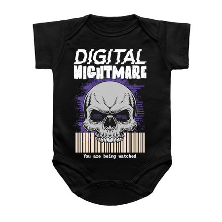 Digital Nightmare Skull Surveillance Design tiny thumbnail