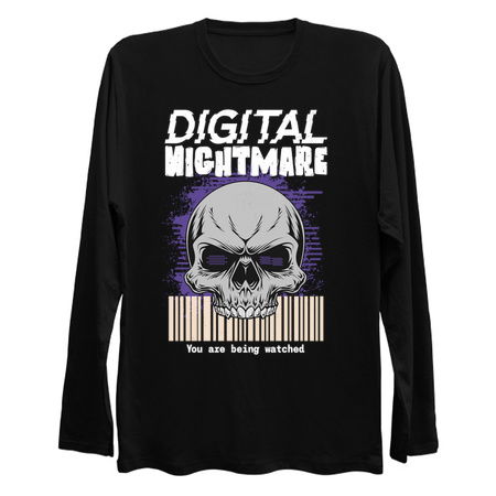 Digital Nightmare Skull Surveillance Design tiny thumbnail