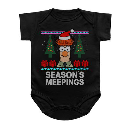 Season's Meepings Funny Ugly Christmas Sweater tiny thumbnail