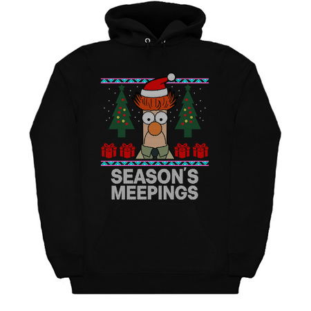 Season's Meepings Funny Ugly Christmas Sweater tiny thumbnail
