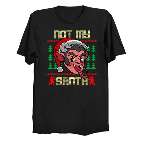 Funny Krampus Ugly Christmas Sweater Meme tiny thumbnail