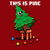 Funny Christmas Tree This Is Fine Meme Parody tiny thumbnail