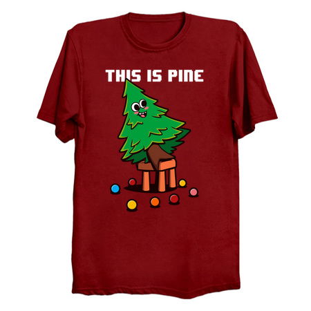 Funny Christmas Tree This Is Fine Meme Parody tiny thumbnail