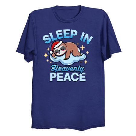 Cute Sleeping Kawaii Sloth Christmas Cartoon Meme tiny thumbnail