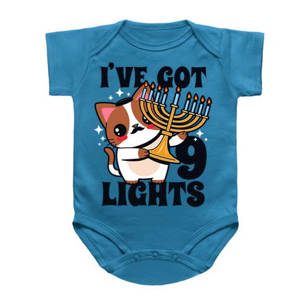 I've Got 9 Lights Kawaii Jewish Hanukkah Cat tiny thumbnail