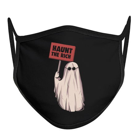 Haunt The Rich - Funny Sarcasm Protest Ghost Gift tiny thumbnail