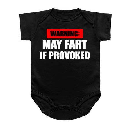 May Fart If Provoked Funny Fart Joke Slogan tiny thumbnail