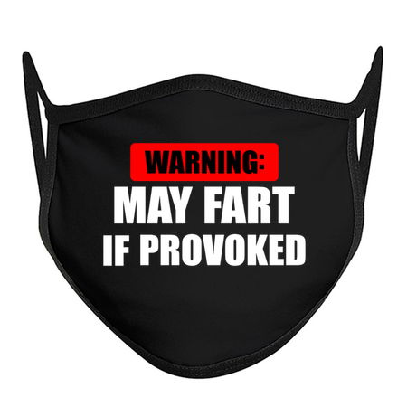 May Fart If Provoked Funny Fart Joke Slogan tiny thumbnail