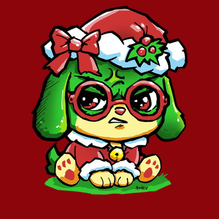 Xmas Grumpy Grumpy Dog Xmas - NeatoShop