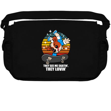 Cute Vintage Skateboarding Puppy Dog Meme tiny thumbnail