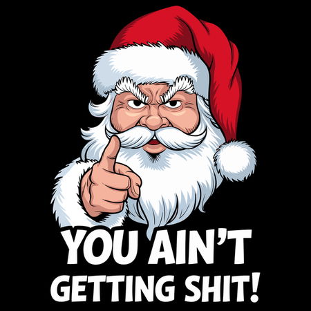 Absurd Santa Funny Angry Santa Claus Design - NeatoShop