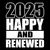 2025 Happy And Renewed New Year Slogan tiny thumbnail