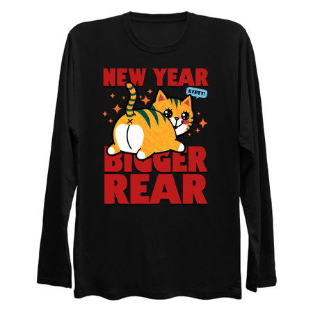 New Year Bigger Rear Gyatt Funny Cat Meme tiny thumbnail