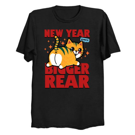 New Year Bigger Rear Gyatt Funny Cat Meme tiny thumbnail