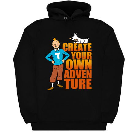 Cool Vintage Tintin Motivational Slogan Meme tiny thumbnail