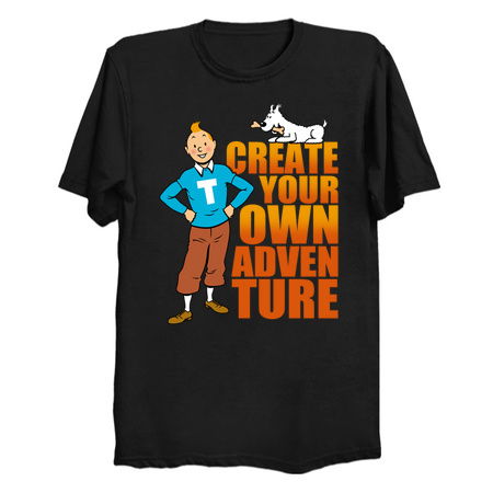 Cool Vintage Tintin Motivational Slogan Meme tiny thumbnail