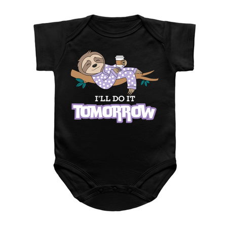 Sloth 'I'll Do It Tomorrow' Lazy Design tiny thumbnail