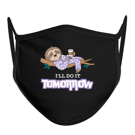 Sloth 'I'll Do It Tomorrow' Lazy Design tiny thumbnail