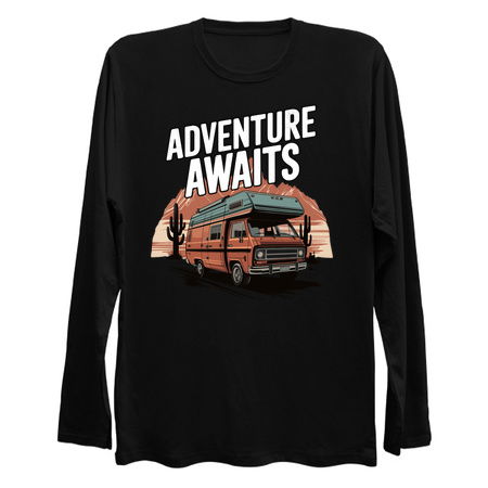 Adventure Awaits Vintage Camper Van Design tiny thumbnail