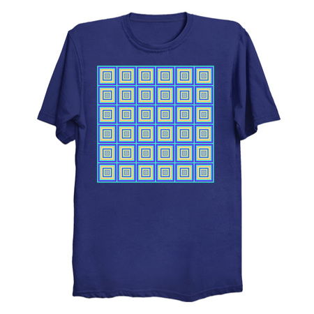 Repeating Yellow and Blue Square Pattern tiny thumbnail