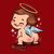 Funny Cute Kawaii Valentine Cupid Twerking tiny thumbnail