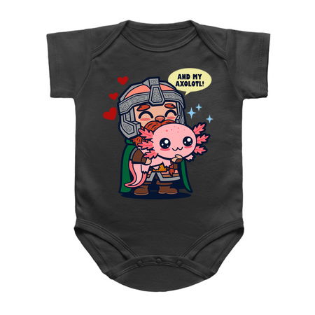 Cute Warrior Dwarf Holding Axolotl Meme tiny thumbnail